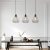 Cross-Border Nordic Retro Iron Art Creative Chandelier T Bar Counter Simple Personality Restaurant Aisle Diamond Chandelier