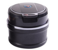 Car Ashtray Automatic Smoking Multifunctional Air Outlet with Light and Cover Ceramic Inner Pot