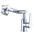 Lucky Cat Basin Faucet Rotating Bathroom Bathroom Wash Basin Wash Basin Copper Multi-Functional Hot and Cold Faucet