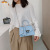 Autumn New Chain Bag Female 2022 Popular French Special-Interest Design Fashion Crossbody Shoulder Portable Small Square Bag