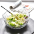 LWS Japanese Style Hammer Pattern Wave Glass Bowl Fruit Plate Vegetable Salad Bowl Plate Household Creative Trending Dessert Bowl