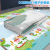 4687 Baby Crawling Mat Silk XPe Thickened Fold Drop-Resistant Baby Playmat Climbing Pad