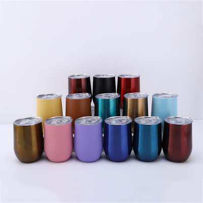 Factory Direct Supply Stainless Steel European Egg Shell Cup Multiple Customized without Base Whiskey Shot Glass Egg Cup