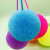 New 10cm Inflatable Decompression Vent Toys Children Hairy Ball Flash Luminous Dense Hair Ball Stall Factory Wholesale