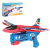 Tiktok Same Cool Foam Catapult Aircraft Gun Children Boys' Toys Hand Throw Gliding Aircraft Launcher Cross-Border