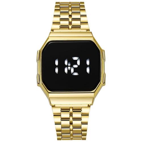 Factory Wholesale F91W Square Steel Belt LED Electronic Watch Adult Student Simple Fashion multi-Function Generation 