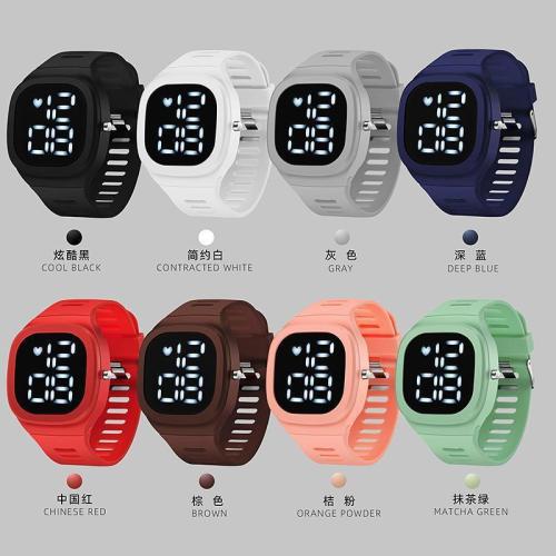 factory wholesale ins unicorn square led electronic watch adult student simple fashion sports waterproof