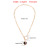 Ornament Fashion Leopard Print Love Trend Female Necklace Popular Temperament Bamboo Joint Europe and America Cross Border