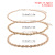 Ornament Fashion Hemp Rope Trendy Women's Bracelet Europe and America Cross Border Temperament Punk Amazon 3 Pack