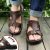 Sandals Men's Casual First Layer Cowhide Beach Shoes Summer New Comfort Dual-Use Sandals Genuine Leather All-Match Outdoor