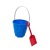 Children's Beach Toy Suit Sand Basin Sand Digging round Barrel Castle Bucket Two-Color Bucket Two-Color Shovel Customization