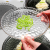 S Nordic Ins Gilt Edging Glass Plate Home Creative Fruit Dessert Snack Salad Steak Western Plate