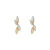 Sterling Silver Needle Silver Jewelry Mild Luxury Retro Earrings Women's Fashion All-Match Pearl Earrings Ornament