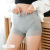 Flesh-Colored Safety Pants Women's Lace Anti-Exposure Summer Thin High Waist Belly Shaping Panties Cotton Nude Wear Seamless Non-Curling Korean Style