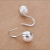 Yunyi S925 Entire Sterling Silver High Heels Classic Earrings Natural Freshwater Pearl