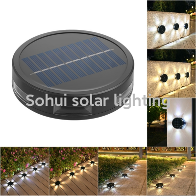 Solar Underground Light Courtyard Dual-Purpose Wall Lamp Outdoor Waterproof Plug-in Solar Energy Lawn Lamp LED Garden Lamp