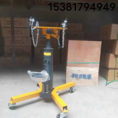 High Conveyor 0.5T European-Style Double Pump Jack with Ring Hydraulic Variable Speed Engine Bracket
