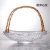 S Bamboo Cabas Dried Fruit Tray Household Japanese Ins Glass Living Room Snack Candy Storage Net Red Creative Fruit Basket