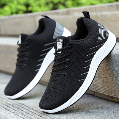 Men's Shoes 2022 New Foreign Trade Men's Shoes Breathable Casual and Lightweight Running Shoes Korean Fashion Trendy Sneakers Men