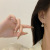 Sterling Silver Needle Korean Style Advanced Design Sense Opal Earrings Women's Micro-Inlaid Diamond Delicate Earrings Online Influencer Ear Jewelry