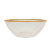S Handmade Golden Edge Vertical Edge Ins Creative Clear Glass Bowl Salad Bowl Fruit Bowl Household Desserts Bowl Japanese Style Tableware