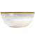 S European and American Gold Rim Cold Pattern Transparent Lead-Free Crystal Glass Plate Household Glass Salad Bowl Tableware