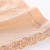 Flesh-Colored Safety Pants Women's Lace Anti-Exposure Summer Thin High Waist Belly Shaping Panties Cotton Nude Wear Seamless Non-Curling Korean Style