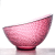 S Shaped Glass Bowl Solid Color Creative Oblique Bowl Western Style Salad Bowl Hotel Cooking Bowl Tableware Customization