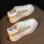 White Shoes for Women 2022 Spring New All-Match Thick Bottom Board Shoes Summer Dissolved Shoes Soft Bottom Casual Shoes Sports