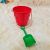 Children's Beach Toy Suit Sand Basin Sand Digging round Barrel Castle Bucket Two-Color Bucket Two-Color Shovel Customization