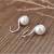 Yunyi S925 Entire Sterling Silver High Heels Classic Earrings Natural Freshwater Pearl