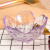 S Japanese Color Glass Cherry Blossom Dish Creative Pink Household Seasoning Saucer Dish Soy Sauce Dish Bowl Tableware Set