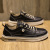 Men's Shoes Fall Casual Leather Shoes British Trend Versatile Men's Waterproof Non-Slip Black Board Shoes Trendy Shoes