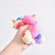 Factory Wholesale Decompression Inflatable Unicorn Flour Squeezing Toy TPR Decompression Ball Soft Rubber Cartoon Vent Toy