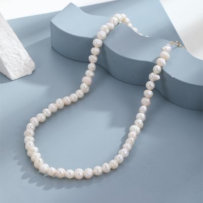 Yunyi Fresh Water Pearls Strap Thread Pure Natural Choker Simple and Beautiful Classic Wholesale