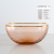 S Japanese-Style Square Hammered Glass Bowl Household Heat-Resistant Soup Bowl Fruit Salad Bowl Transparent Eating Large Bowl Tableware