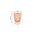 S Nordic Instagram Style Light Luxury Household Hexagonal Goblet Glass Wine Glass Juice Cup Goblet Amber Champagne Glass