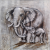Lucky Elephant Decorative Painting Elephant Oil Painting Stereograph Spray Painting Frameless Painting Large Quantity 