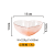 S Internet Celebrity Same Crystal Glass Heart-Shaped Bowl Series Creative Golden Trim Salad Bowl Juice Milk Bowl Plate Cup