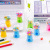 Creative Mini Gashapon Machine Cartoon Eraser Set Animal Fruit Eraser Kindergarten Prizes Children's Day Gift