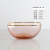 S Japanese-Style Square Hammered Glass Bowl Household Heat-Resistant Soup Bowl Fruit Salad Bowl Transparent Eating Large Bowl Tableware