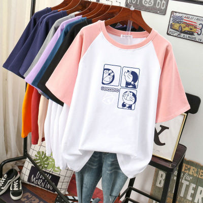 Extra Large Size Plump Girls Short-Sleeved T-shirt for Women Summer New Ins Trendy Cotton Loose Slimming Half Sleeve Top Clothes