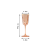 S Nordic Instagram Style Light Luxury Household Hexagonal Goblet Glass Wine Glass Juice Cup Goblet Amber Champagne Glass