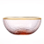 S Japanese-Style Square Hammered Glass Bowl Household Heat-Resistant Soup Bowl Fruit Salad Bowl Transparent Eating Large Bowl Tableware
