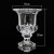 European-Style Retro Affordable Luxury Set Transparent Crystal Glass Vase Modern Household Rich Bamboo Flower Vase Bud Series