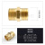 Pure Brass Double Exterior Thread Coupling Thread Direct 1 Minute 2 Minutes 3 Minutes 4 Minutes 6 Minutes 1 Inch Adapter Pipe Accessories