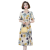 Middle-Aged Female Mother Summer Dress  Western Style Middle-Aged and Elderly 40-Year-Old 50 Elegant Chiffon Skirt
