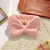 New Cute Face Wash Makeup Apply a Facial Mask Solid Color Bow Hair Band Home Comfort and Casual Headband Korean Hair Accessories
