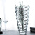European Style Ornaments Crystal Glass Thread Vase Living Room Decoration Transparent Sailing Star Glass Vase Countertop Flower Holder