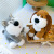 New Cute Big Face Dog Plush Toy Doll Cute Trumpet Rabbit Plush Dog Wedding Gift